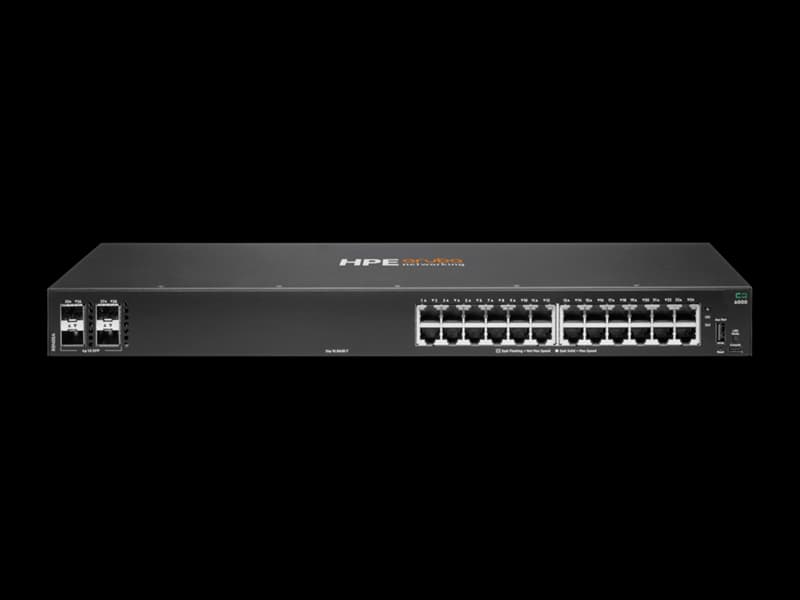 HPE Aruba Networking CX 6000 24G 4SFP Switch - Image 1