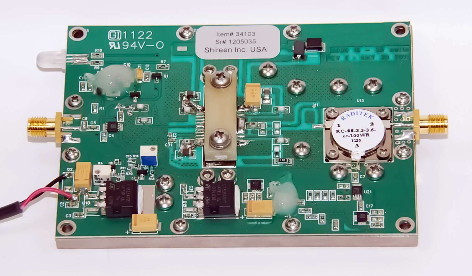 Shireen 2.4GHz 10~20 Watt Amplifier OEM Module